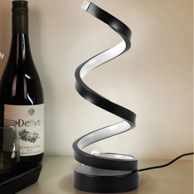 Spiral LED Table Lamp