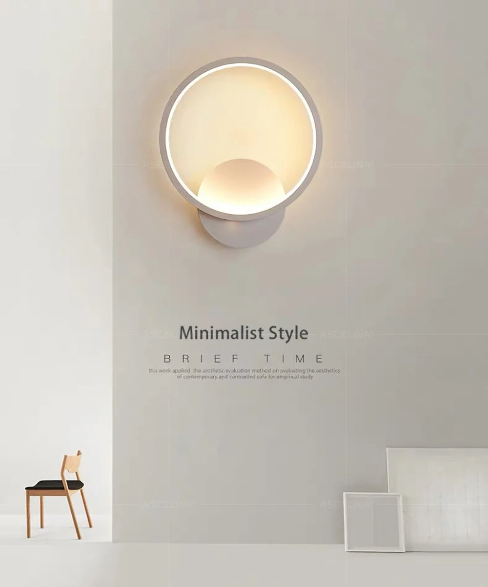 Round Led Wall Lamp