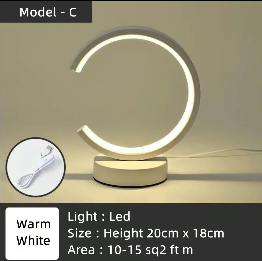 Circular LED Table Lamp