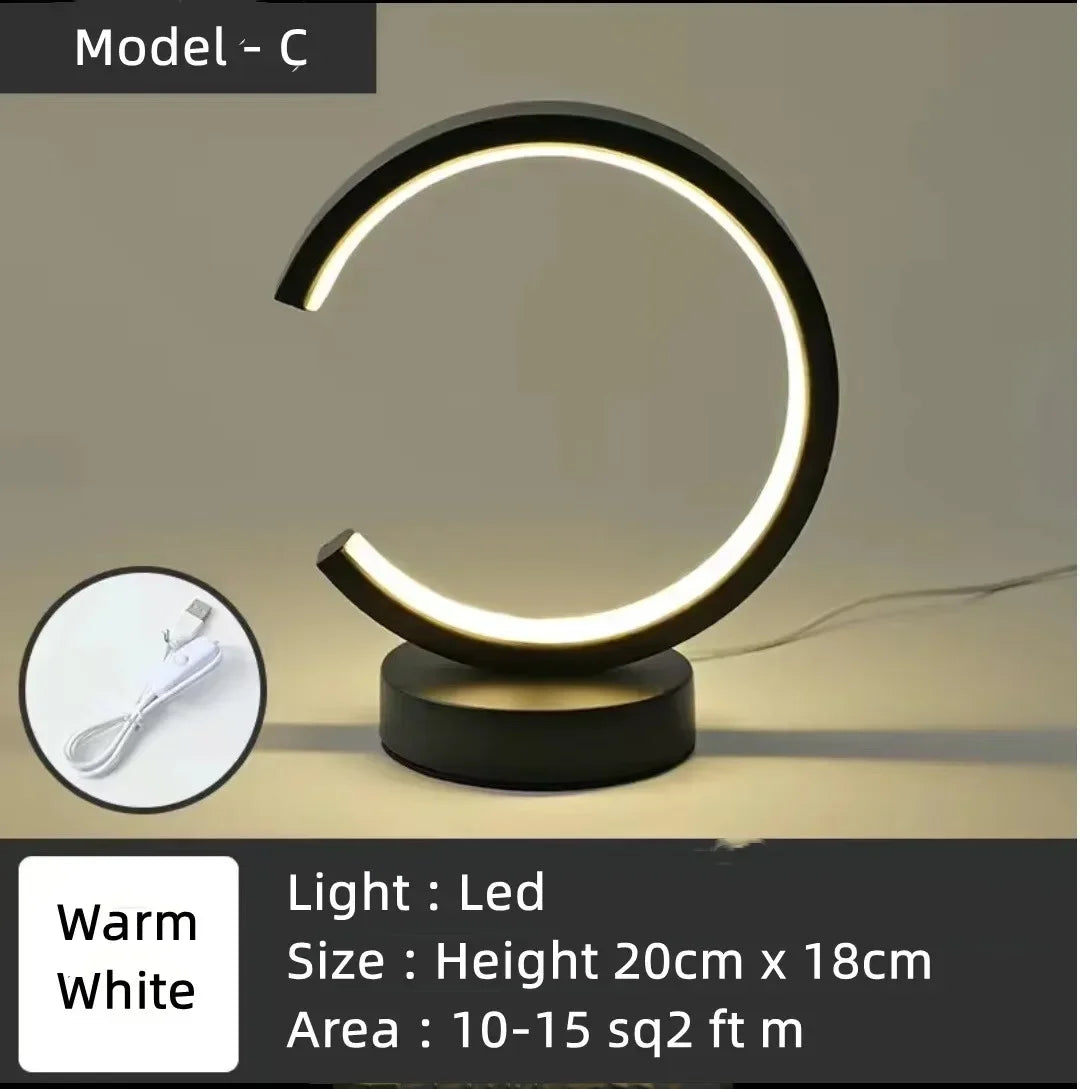 Circular LED Table Lamp
