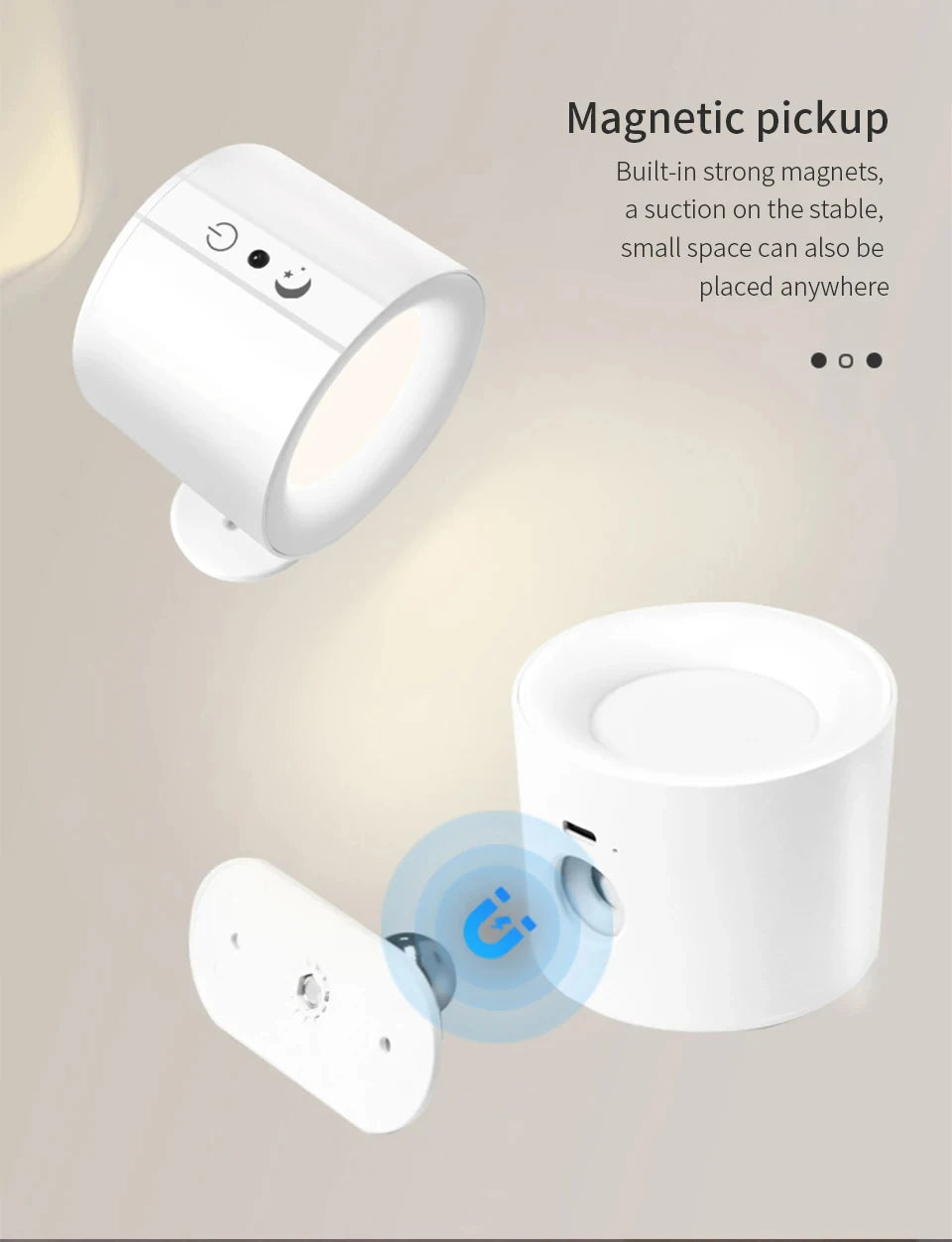 Rechargeable Magnetic Wall Light